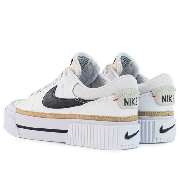 Nike Women's Court Legacy Lift Platform Sneakers Shoes DM7590-100 Size 9.5 (New) - Picture 16 of 16